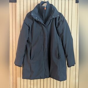 SAVE THE DUCK "Rainy" Winter Coat Black Puffer Jacket Size 4 XL